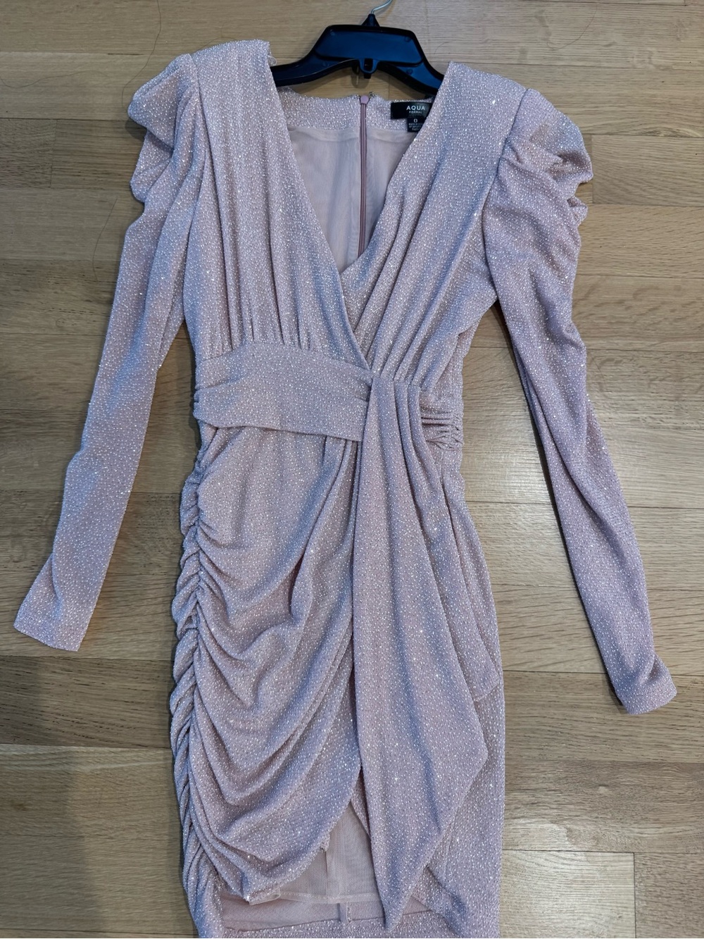 Aqua Formal Pink Sparkle Dress